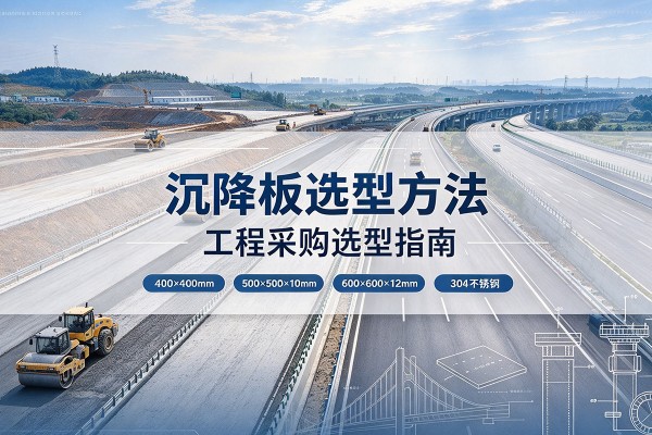 同安沉降板选择方法