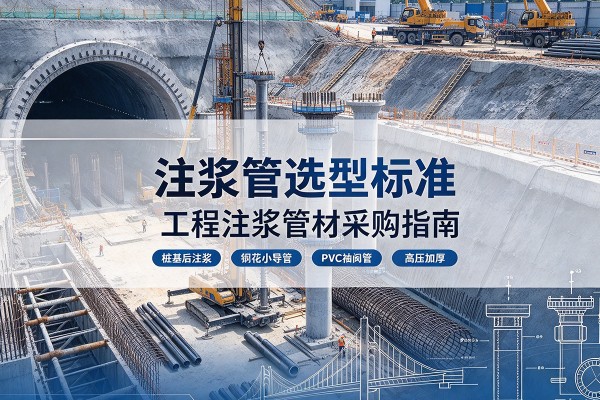 同安注浆管选型标准