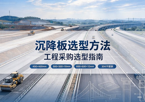 同安沉降板选择方法